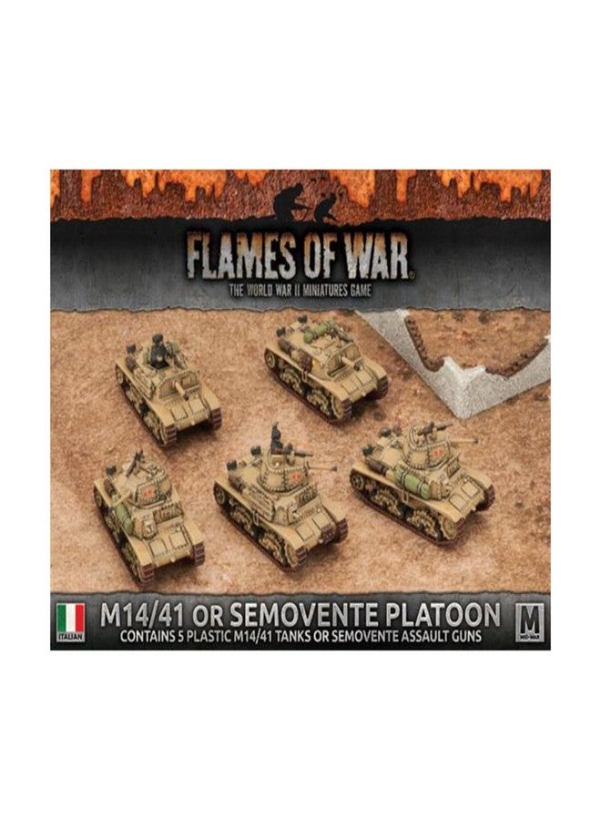 Flames of War: Mid War: Italian: M14/41 or Semovente Platoon - Image 1